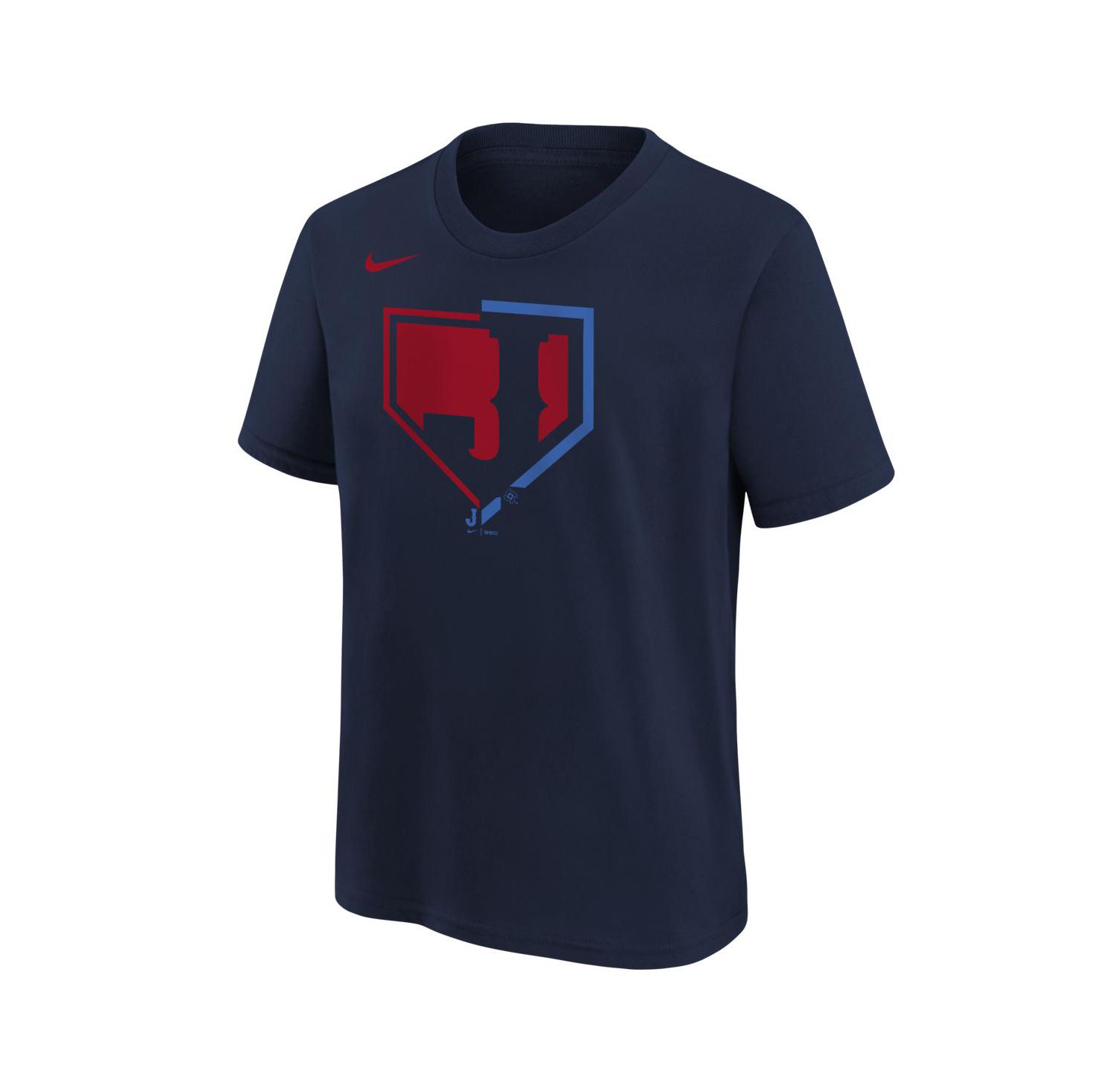 Big Boys and Girls Navy Japan Baseball 2026 World Baseball Classic Shield T-Shirt