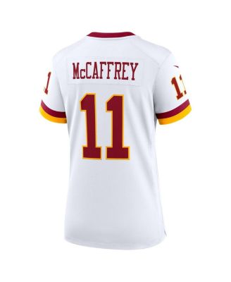 Women's Luke McCaffrey White Washington Commanders Game Super Bowl Era Jersey