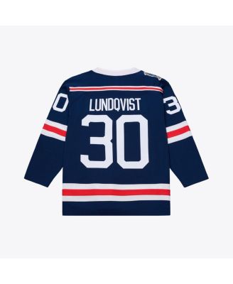 Men's Henrik Lundqvist Blue New York Rangers 2018 NHL Winter Classic Power Play Jersey