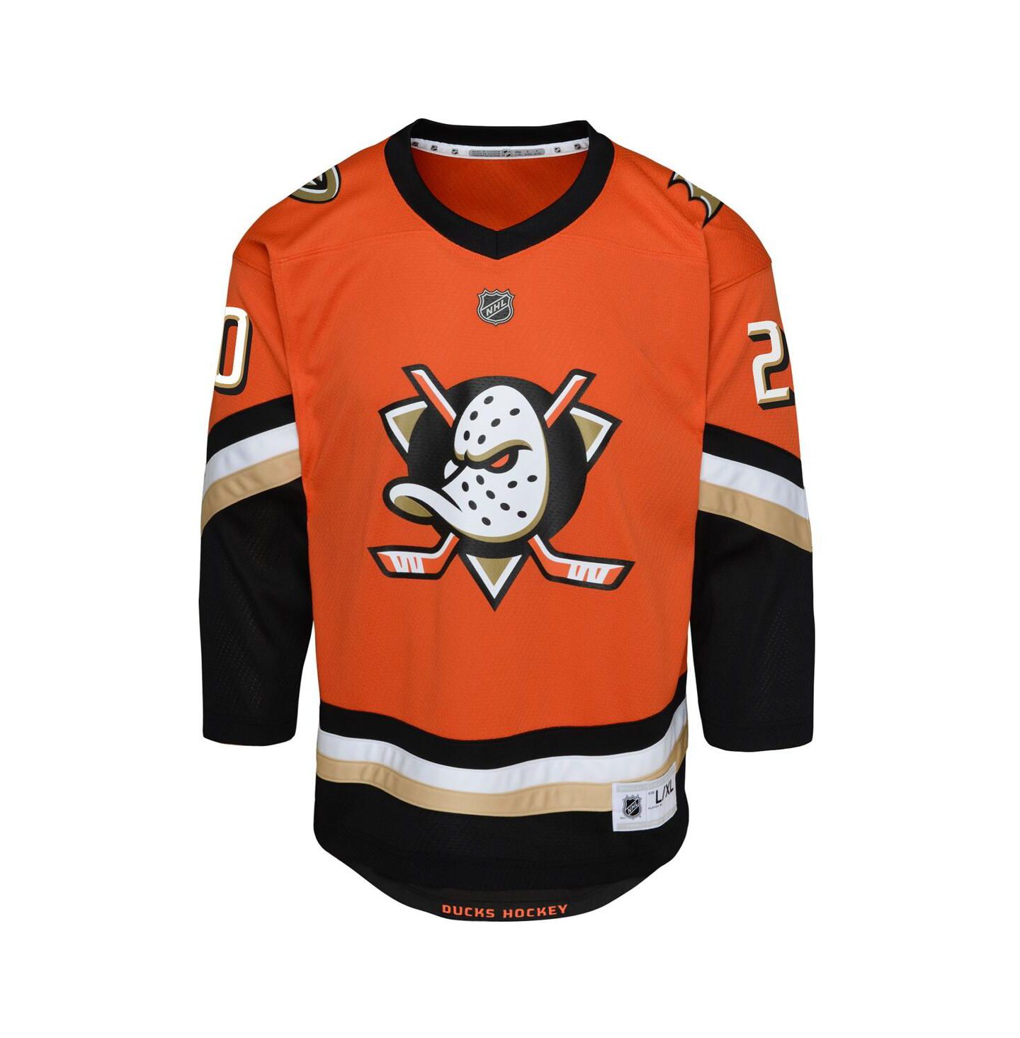 Детский топ Outerstuff Chris Kreider Orange Anaheim Ducks Home Replica Jersey — фото 3