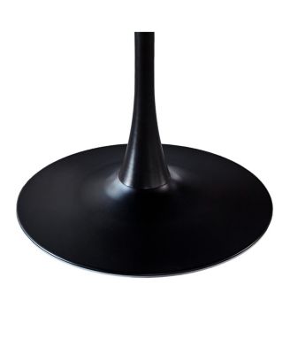  Tulip Dining Table - Mid-century Round MDF Top, Seats 4-6