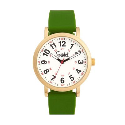 Speidel The Original Scrub Watch for Medical Professionals & Students with Case - Green