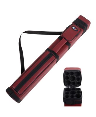 3x6 Square Hard Pool Cue Case, Billiard Stick Carrying Case for 3 Sticks, Billiard Cue Cases
