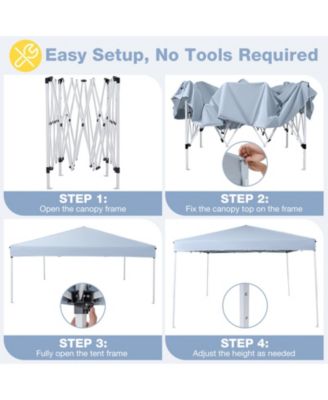 Pop-Up Canopy Tent with Carry Bag and 4 Sandbags