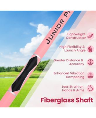 Junior Iron for Kids with Fiberglass Shaft & Headcover