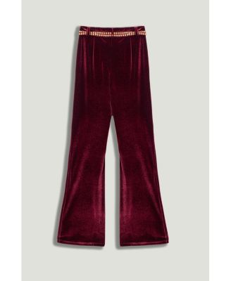 Women's Velvet Bootcut Trousers