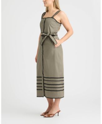 Women's Ric Rac Midi Dress