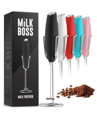 Milk Boss Milk Frother With Holster Stand