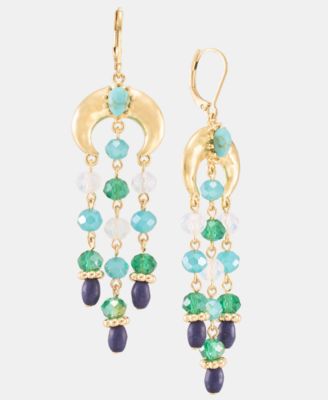 Beaded Statement Earrings 
