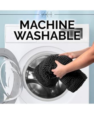 Soft Shaggy Microfiber Ultra Absorbent Bathroom Rug (47"x17")