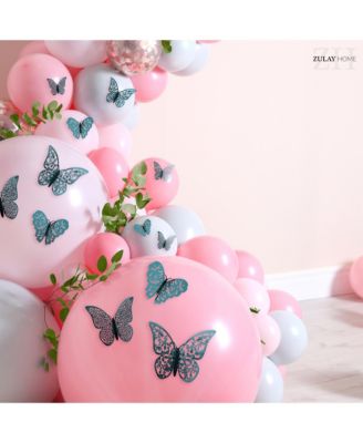 3D Removable DIY Butterfly Wall Decor with 3 Wing Designs (48pcs)