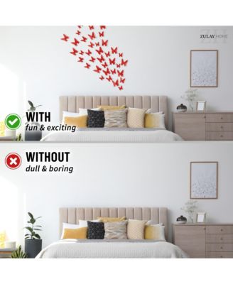 Removable DIY 3D Butterfly Wall Decorations (24pcs with 3 Different Sizes)