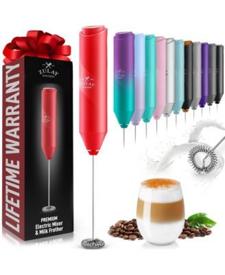 FrothMate Powerful Portable & Compact Milk Frother - No Stand Electric Whisk