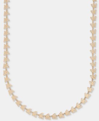 Gold-Tone Butterfly Collar Necklace