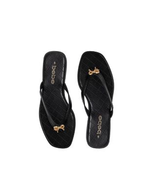 Women's Bow Charm Flat Sandals