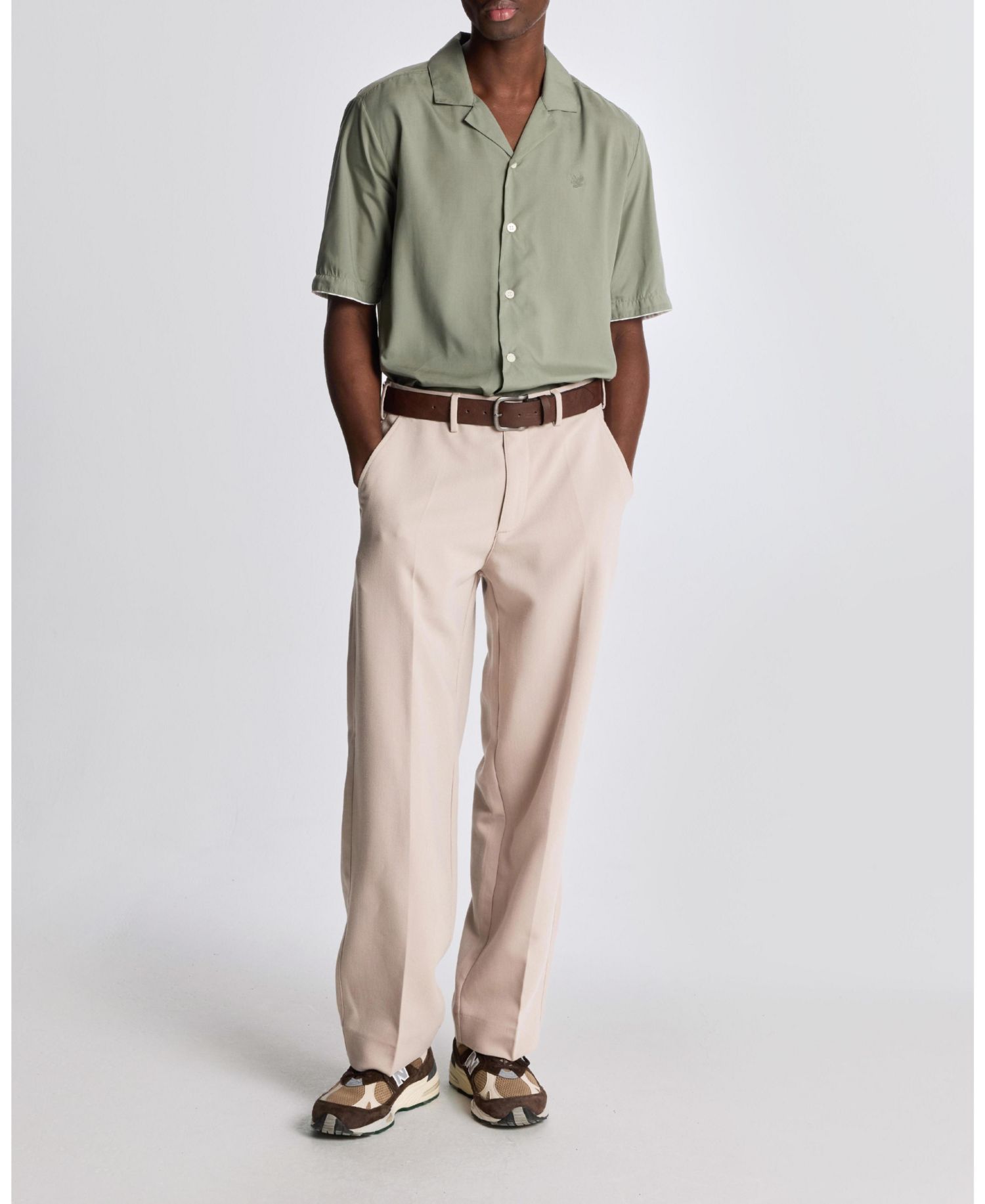 Men's Contrast Cuff Shirt