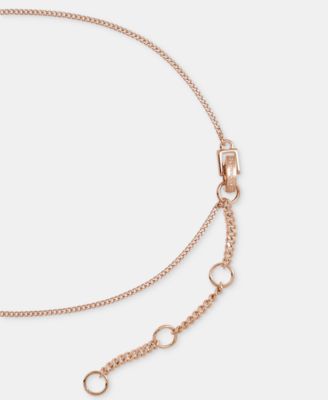 Crystal Pear-Shape Pendant Necklace, 16" + 3" extender