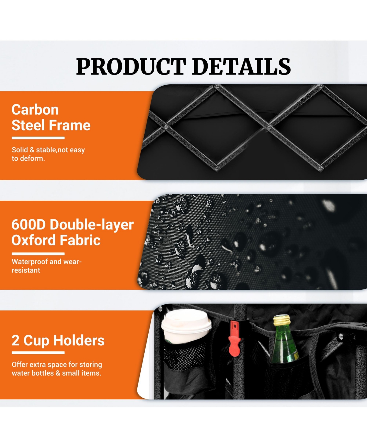 Rainsken Convertible Folding Heavy Duty Wagon Cart