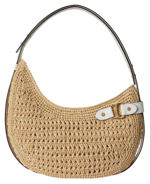 Женские сумки Lauren Ralph Lauren Tasha Large Crocheted Straw Shoulder Bag