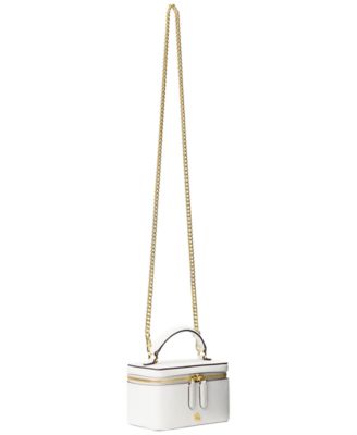 Hallee Small Textured Leather Crossbody Bag