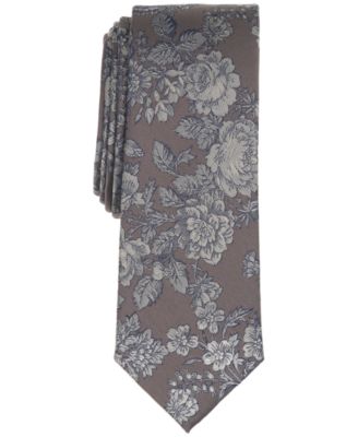 Men's Welsh Floral Skinny Tie
