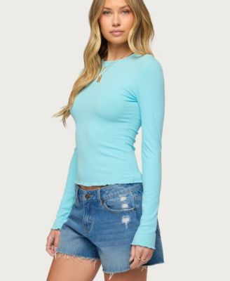 Women's Galah Ribbed Long Sleeve T Shirt