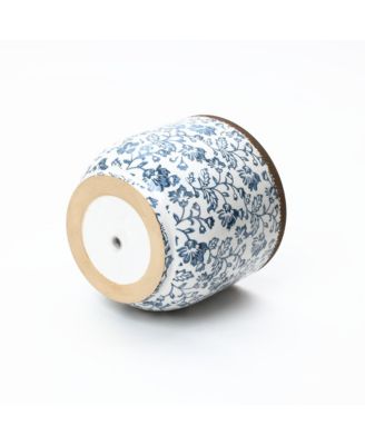 Planter, 12.2" Round, Indoor & Outdoor Garden Pot