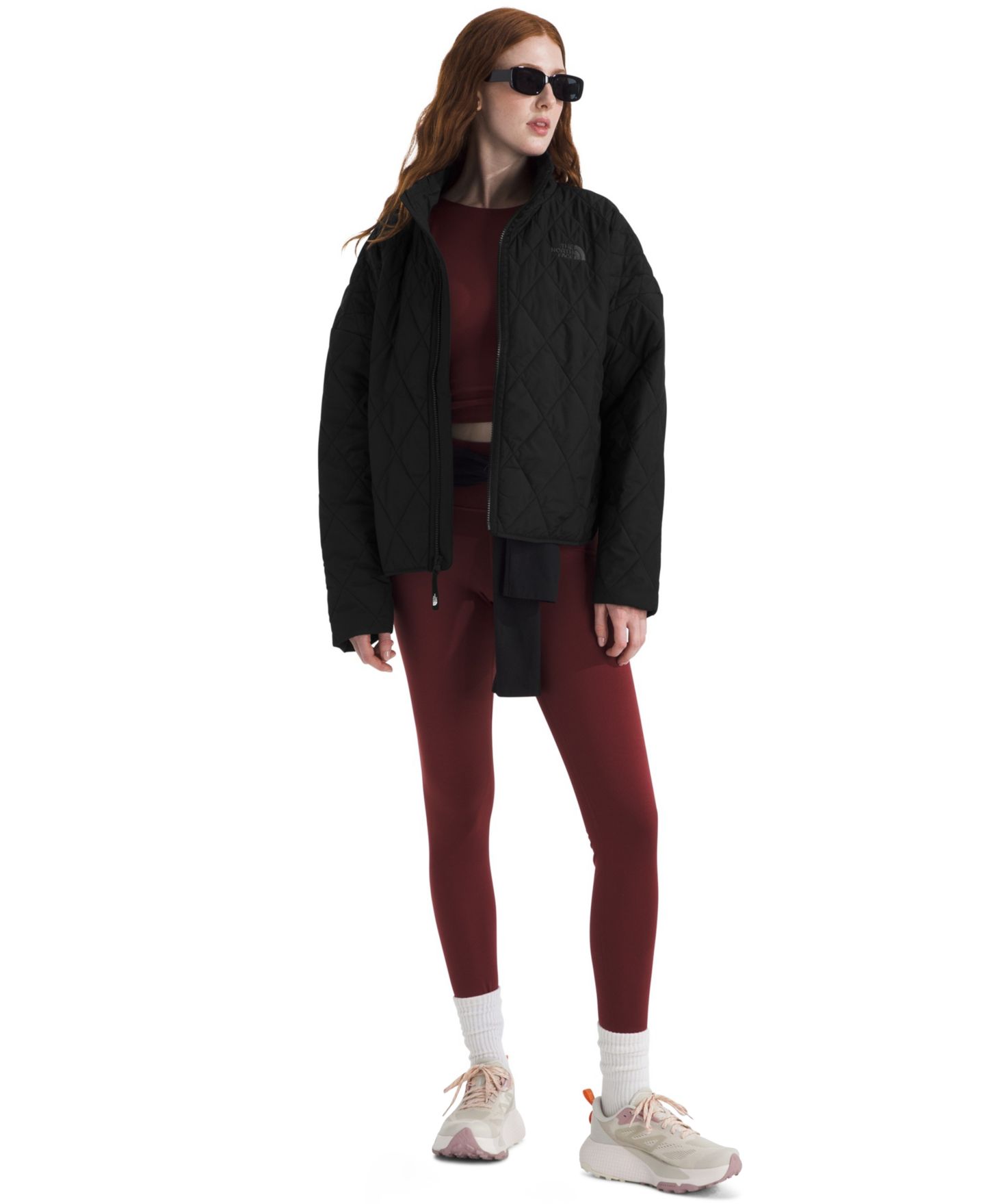 Женская куртка The North Face Diamond Peak Insulated, цвет: Чёрный — фото 2