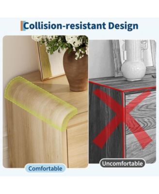 6 Drawers Dresser for Bedroom, Modern Chest of Drawers with Large Wood Storage Dresser, Wood Closet Clothes Storage Organizer