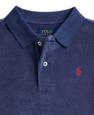 Boys' 2-7 Short-Sleeve Terry Polo Shirt & Shorts, 2-Piece Set