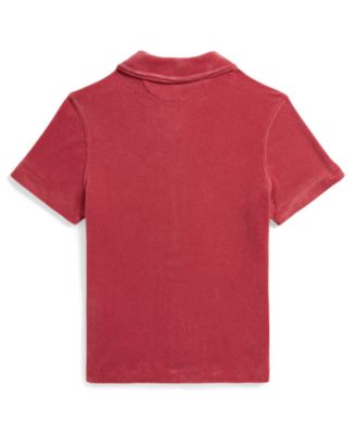 Boys' 8-20 Short-Sleeve Terry Camp Shirt