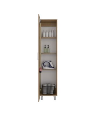 Vegas Storage Cabinet for Laundry Room with Fixed Shelves