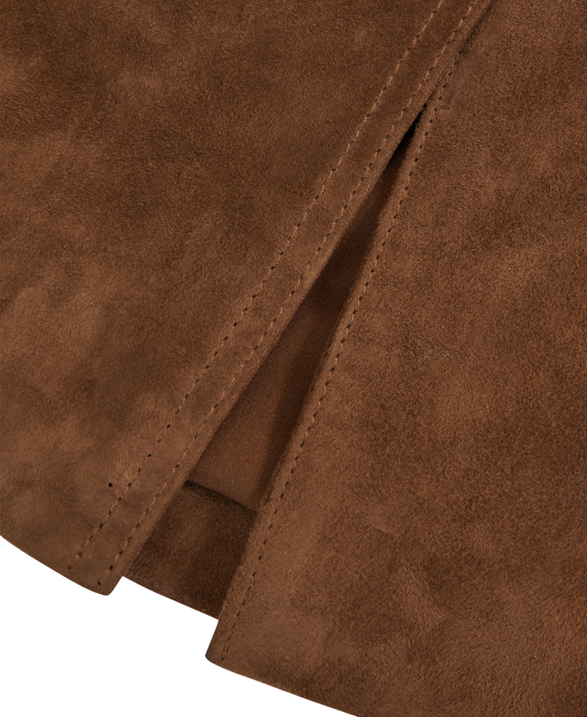 Reiss Women's Suede Straight-Fit Midi Skirt