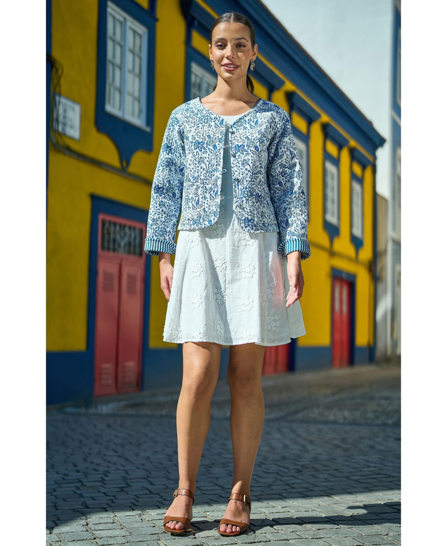 Women's Reversible Cotton Quilted Jacket