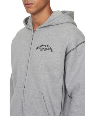 Men's Cover lock Vintage Zip Hoodie