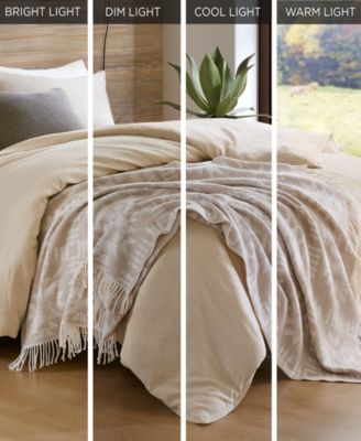 Alberta Cotton Blend Breathable Throw, 50" x 60"