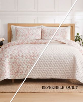 Floral Camilla 3-Pc. Quilt Set, King