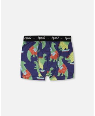 Boy Cotton Boxer Dino Print - Toddler|Child