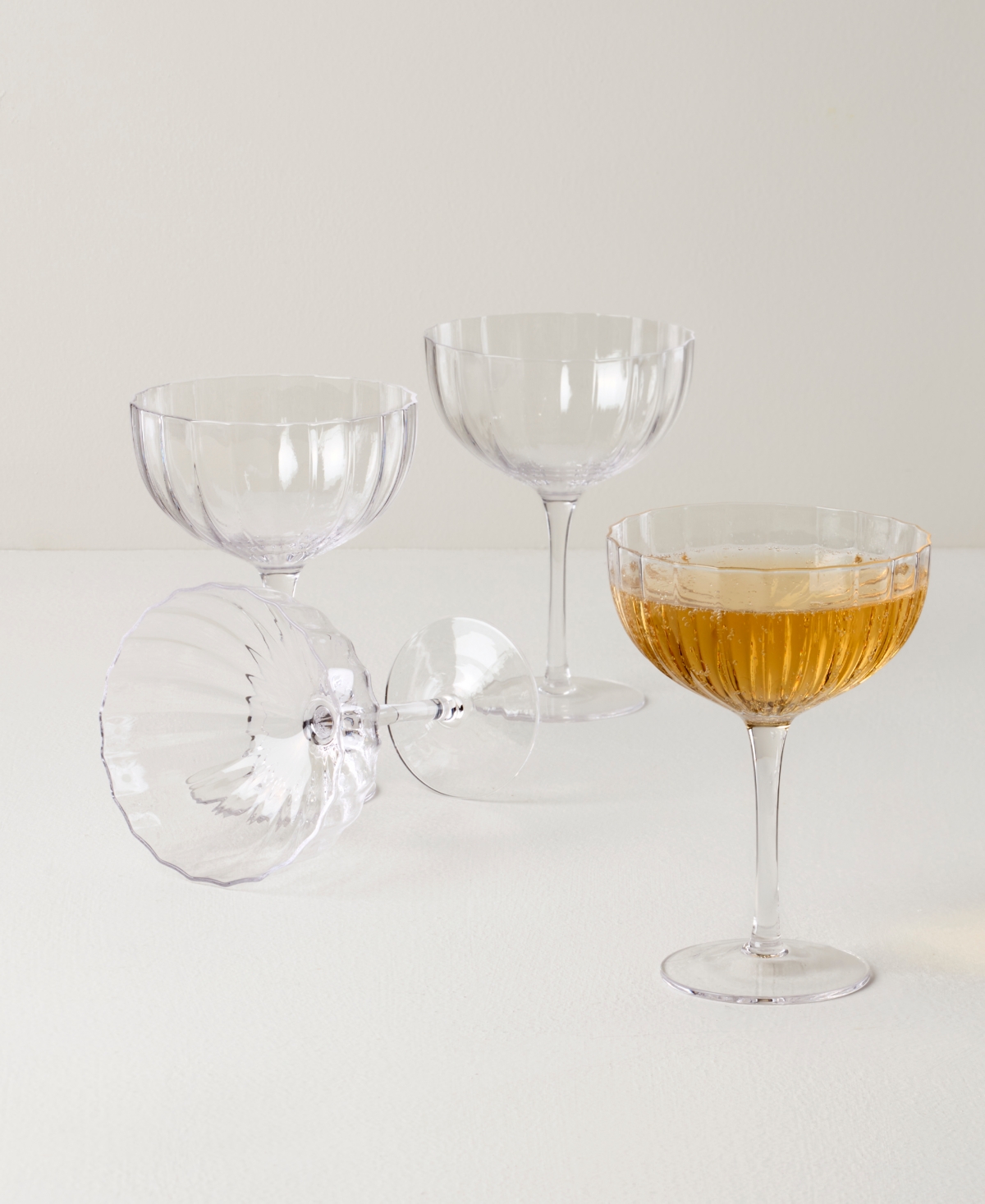 Lenox Curva Coupe Glasses, Set of 4