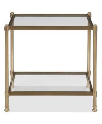 Isla 22.5" Glass End Table