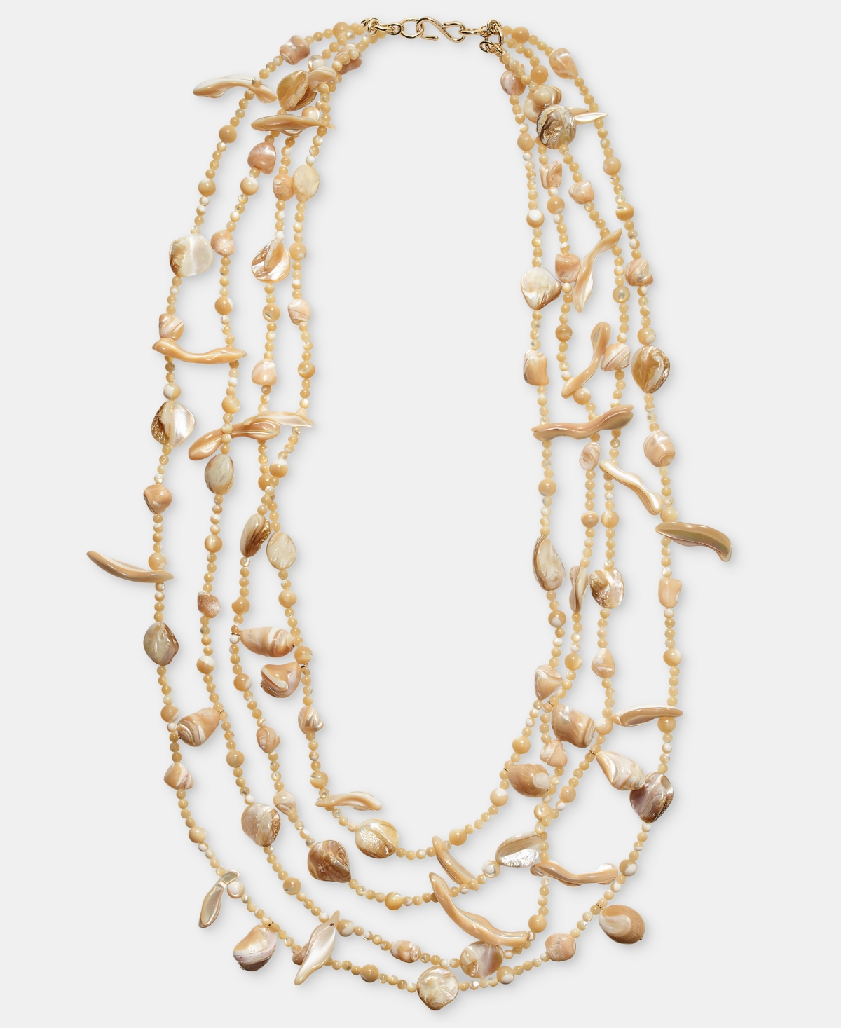 Lauren Ralph Lauren Mother-of-Pearl Shell 25-1/4" Layered Strand Necklace