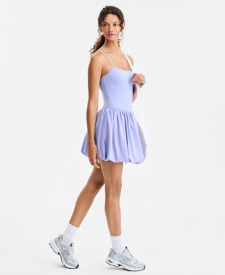 Women's Bubble-Hem Sleeveless Dress