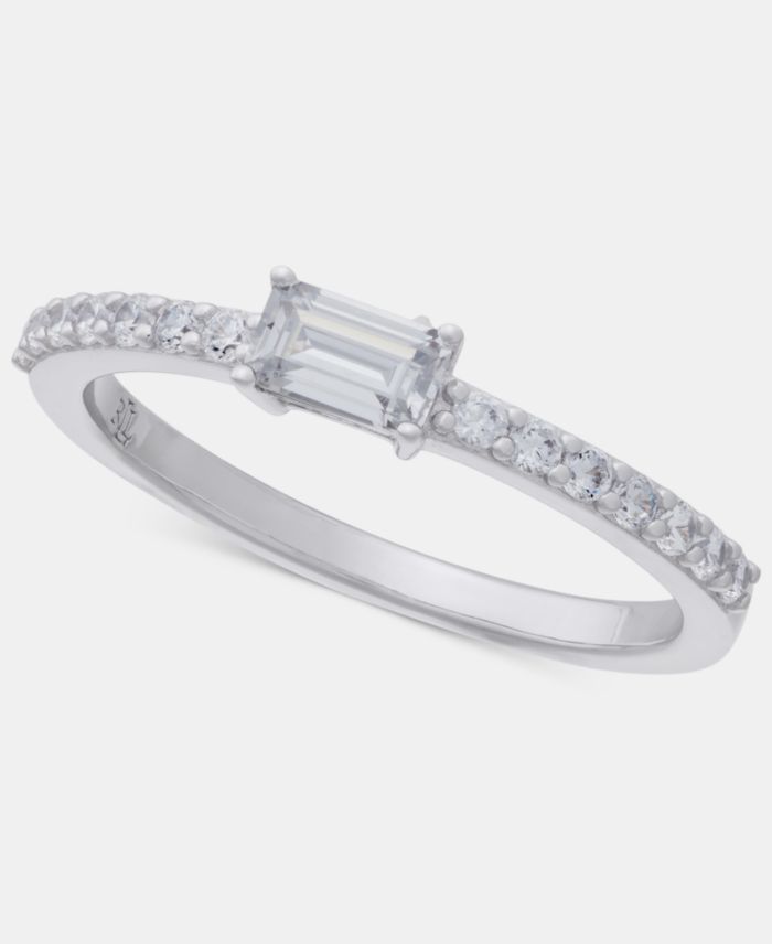 Lauren Ralph Lauren Cubic Zirconia Ring in Sterling Silver