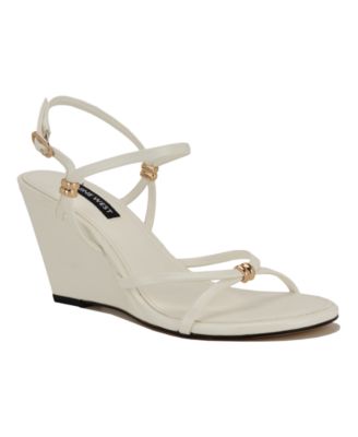 Women's Devva Strappy Ornamented Wedge Dress Sandals