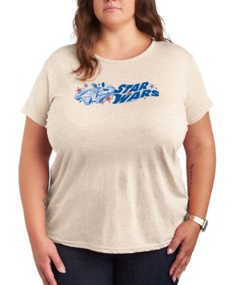 Plus Size Short-Sleeve Star Wars Graphic T-Shirt