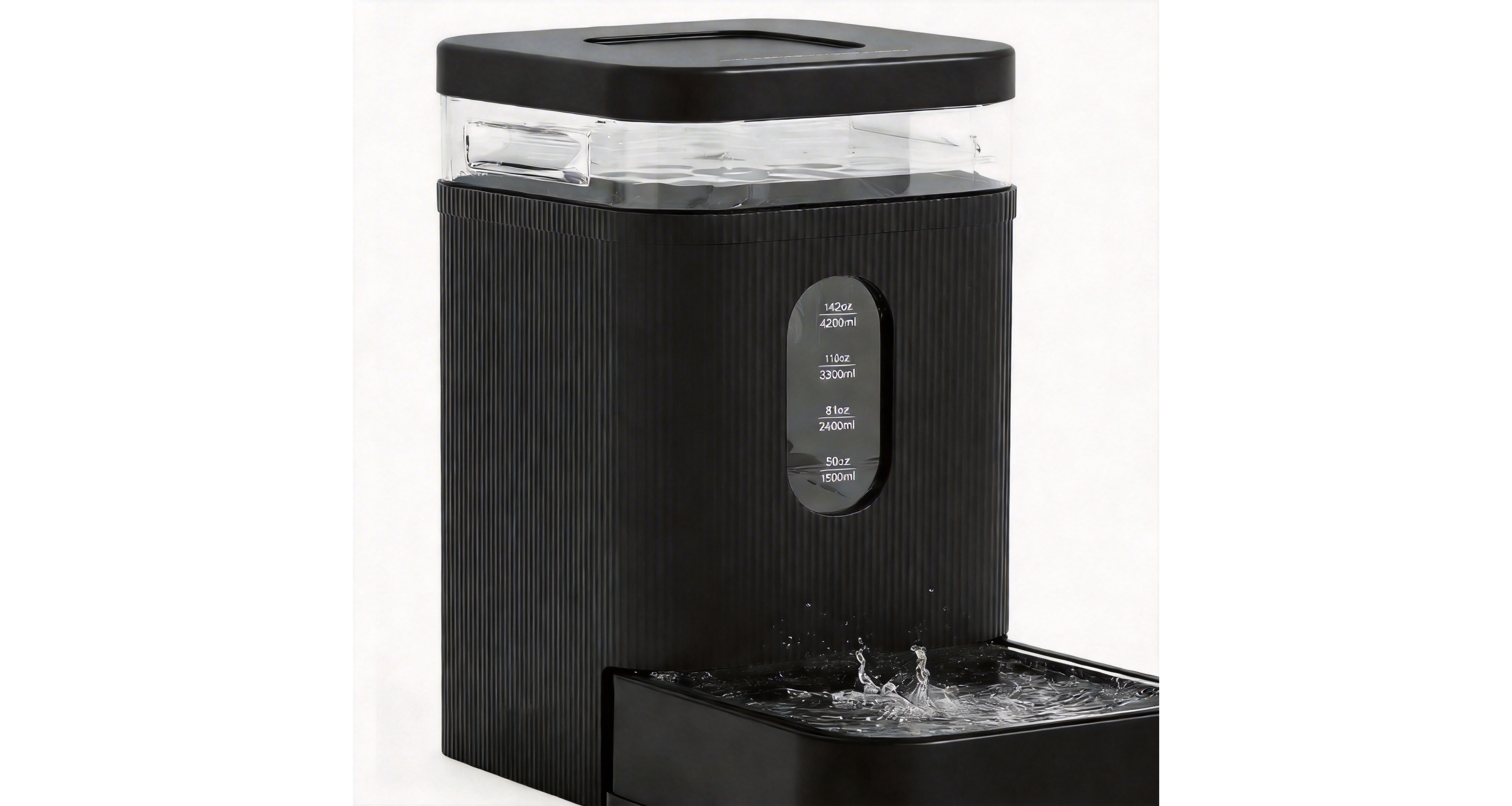 Automatic Gravity-Fed Pet Water Dispenser with Maifan Stone Filter