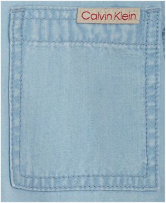 Boys' 8-16 Chambray Long-Sleeve Woven Shirt