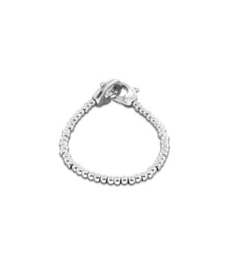 Small Beaded and Interlocked Carabiner Bracelet