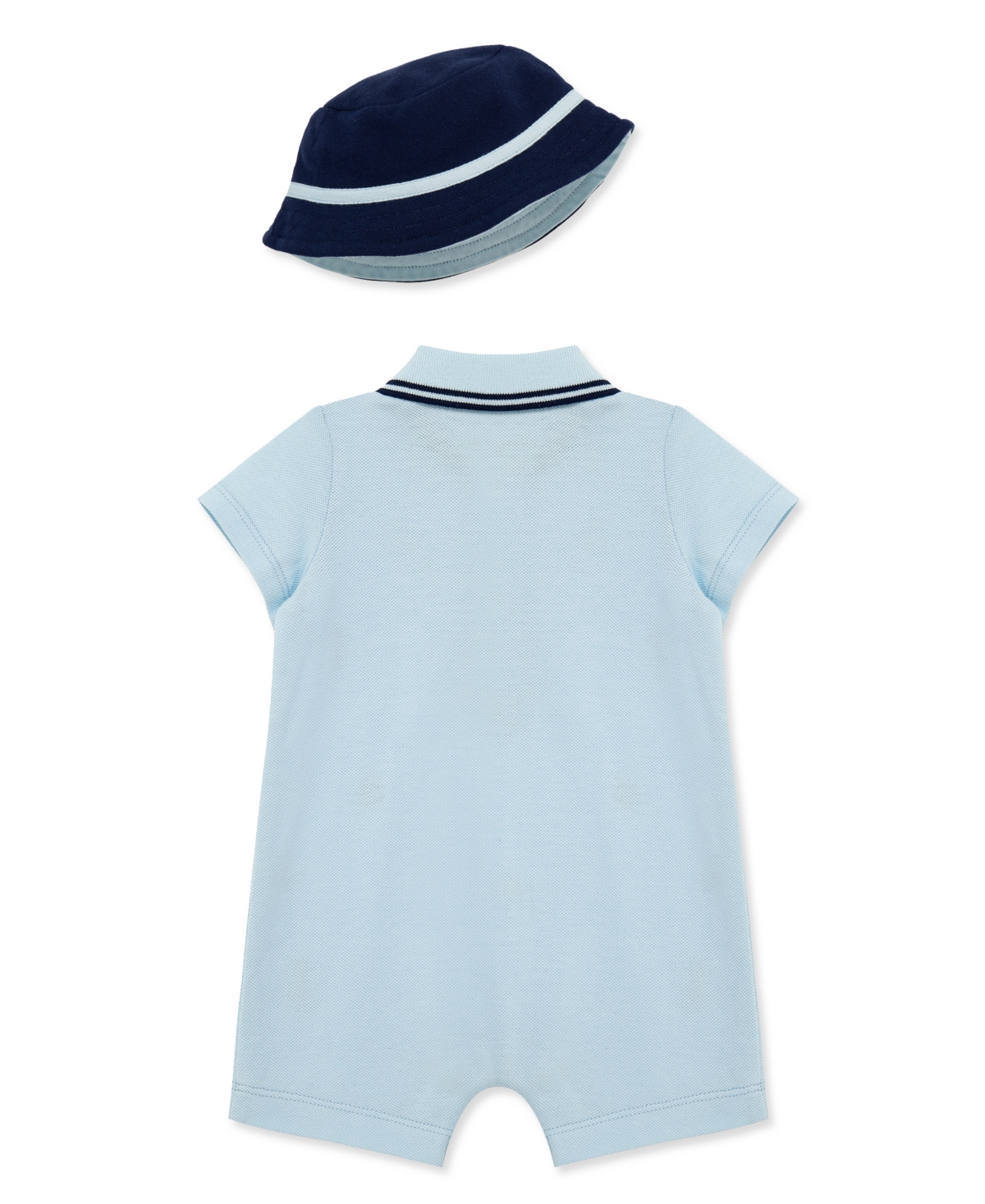 Little Me Baby Boys' Nautical Romper & Hat, 2-Piece Set
