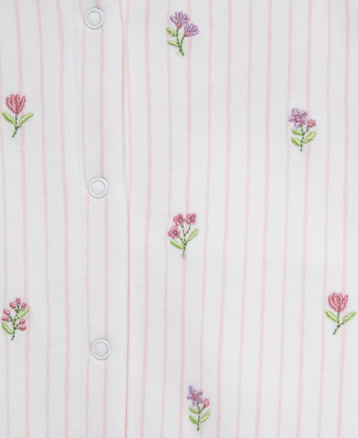 Little Me Baby Girls' Knit Floral Romper & Headband, 2-Piece Set